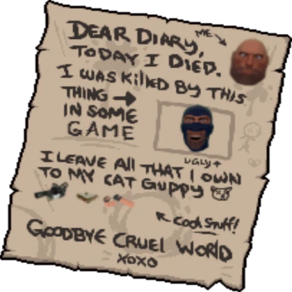 TF2 - Binding Of Heavy (Death Game Note)
