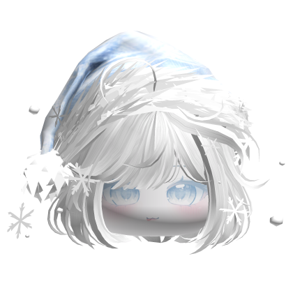 Christmas Bob w/Santa Hat (White)