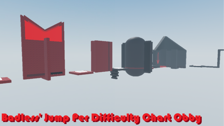 Badless' Jump Per Difficulty Chart Obby screenshot 1