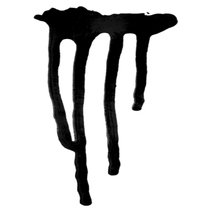 Medium Black Spray Paint Drip Roblox decal