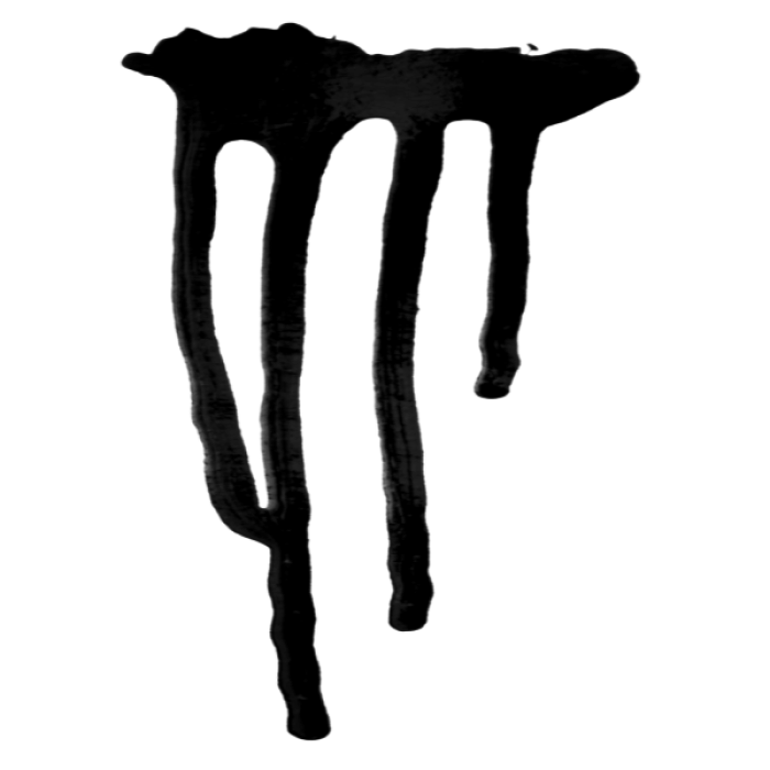 Medium Black Spray Paint Drip Roblox decal