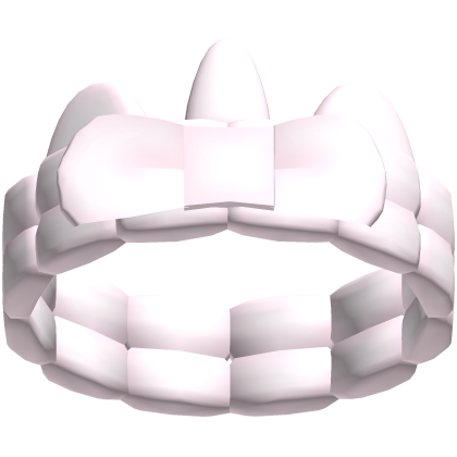 Cutesy Pink Fluffy Bow Unicorn Headband Roblox item