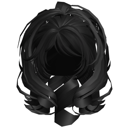 Messy Gyaru Agejo Curl Volumnious Dark Black