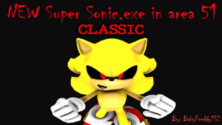 [CLASSIC] NEW Super Sonic.exe in Area 51 screenshot 1