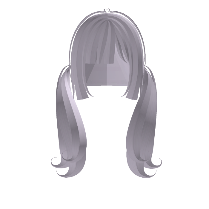 ♡ dolly hime low wavy pigtails purple