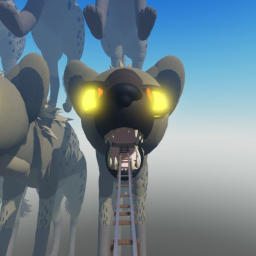 cart ride into 17 normal hyenas [VC]