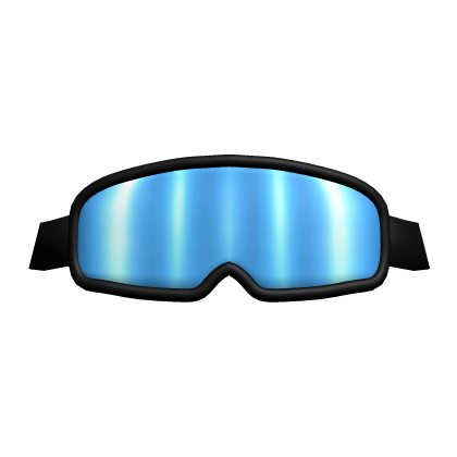 Blue & Black Ski Goggles