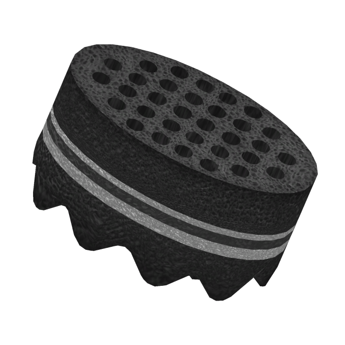 White Barber Hair Sponge Brush