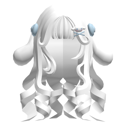 Cinnamoroll Curly Doll Princess Hair White ♡