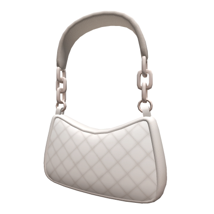 White Fashionable Shoulder Bag Roblox item