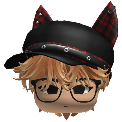 hair Blonde Brown emo cute cat hat anime glasses thumbnail
