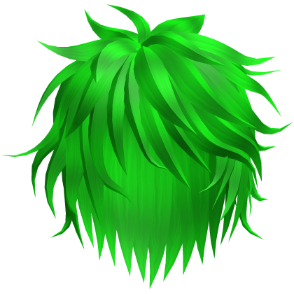 Green Unkept Emo Hair 31.