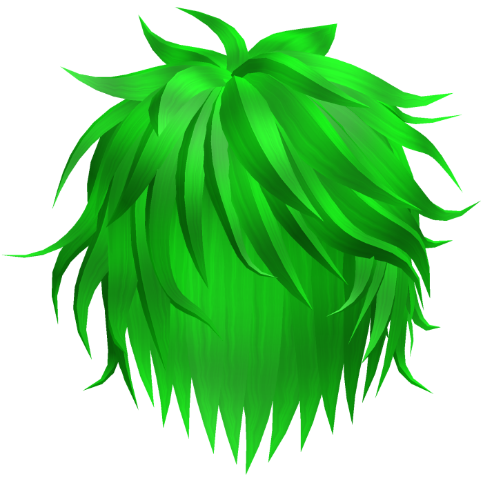 Green Unkept Emo Hair 31.