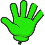 Green Shiny Slap