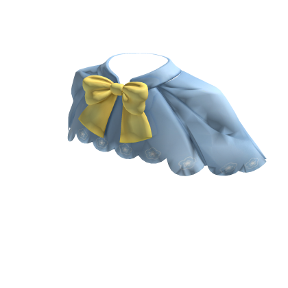 リボン付きポンチョ
