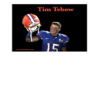 Tim Tebow Rocks