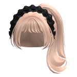 Blonde Ponytail w Headband