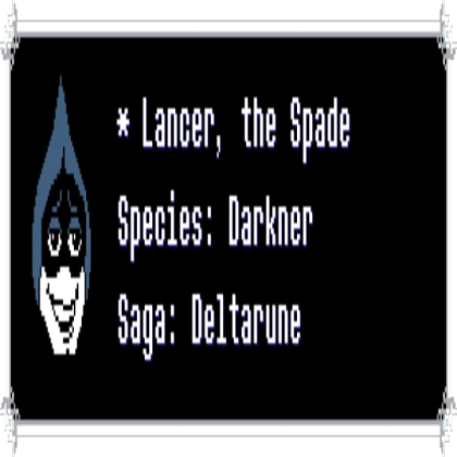 Deltarune Lancer NoFilter
