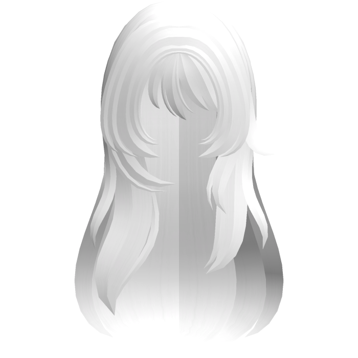 white long wispy moe anme hair