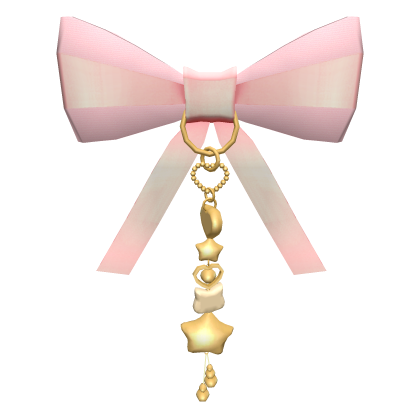 Elegant Pink Bow Hairclip Roblox item