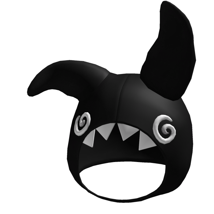 Bunny Black Dizzy Teeth Hat
