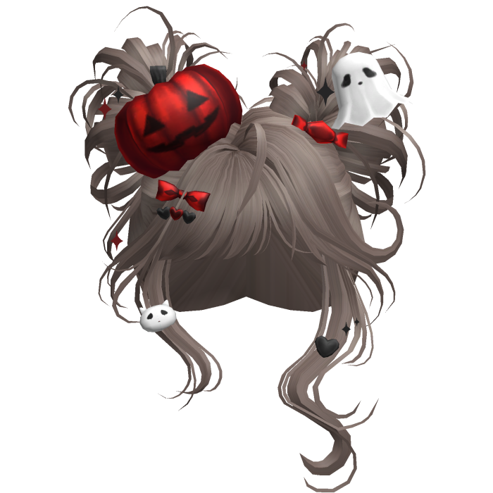 Spooky Halloween Pumpkin Buns  (Light Brown)