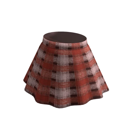 Red plaid skirt roblox on sale