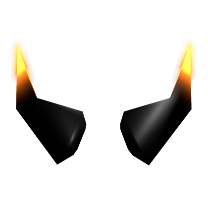 classic shiny orange horns