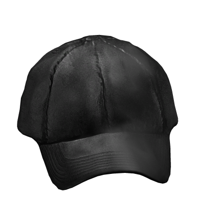 Leather Baseball Black Cap Roblox item