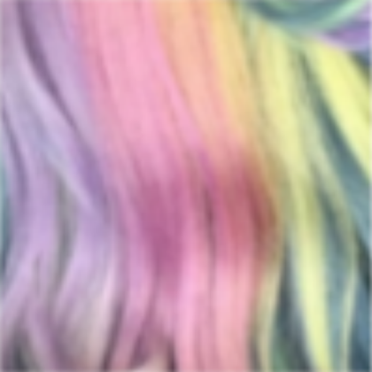 rainbow hair texture Roblox decal