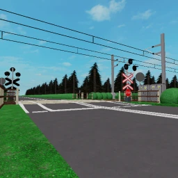 Moldova railroad crossing icon