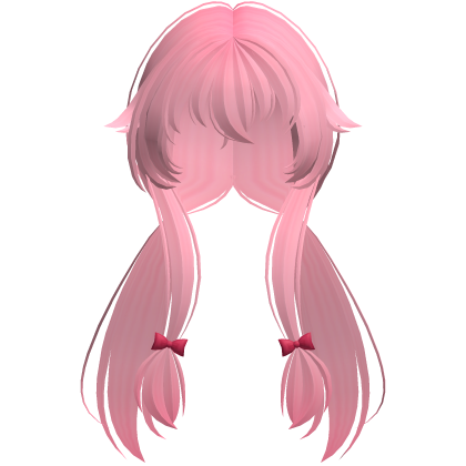 yuno gasai long pink anime yandere pigtails