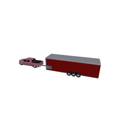 Truck with drag cars