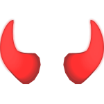 Glowing Devil Horns Emissive