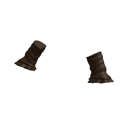 Brown Ruffle Arm Warmers