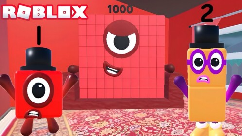 Numberblocks Escape Evil 1000 OBBY