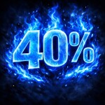 40%