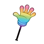 [x100 POWER] Rainbow Slap Hand 🌈