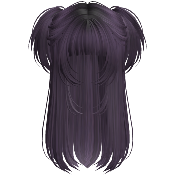 Vamp Long Straight Pigtails Silver