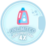 Unlimited detergent: Dash Lenor / Gain (4x money)