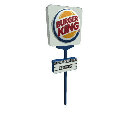 Old Burger King Sign