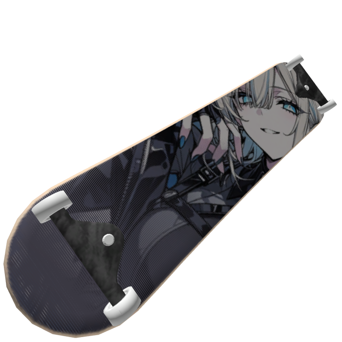 COOL ANIME GIRL Skateboard (Animated)