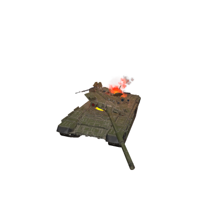 Broken T-90A