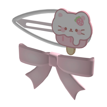 kawaii cute pink berry lolly clip
