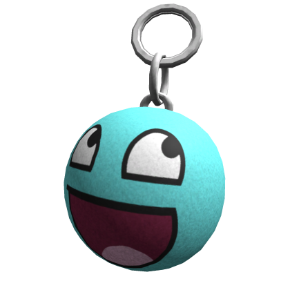 EPIC FACE KEYCHAIN - CYAN