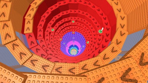 Spiral Stairs Elevator Tower to VIP