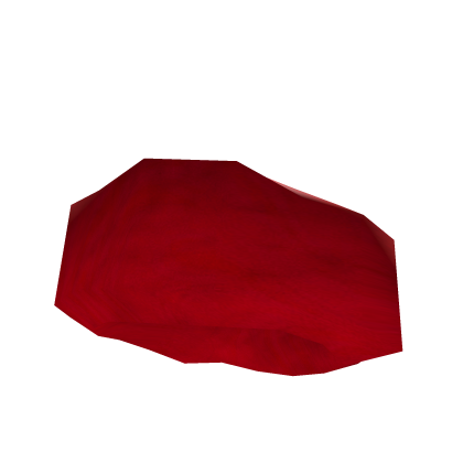 Red fluffy headband Roblox item