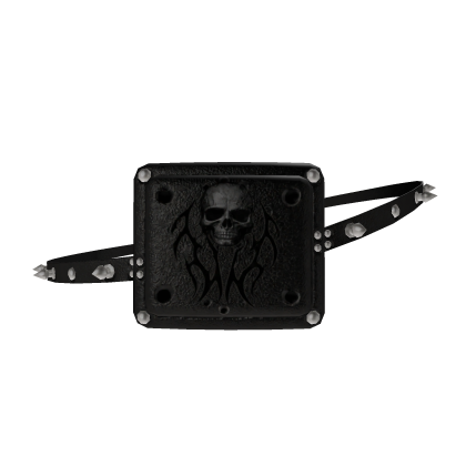 Y2K skull gem Eye Patch 