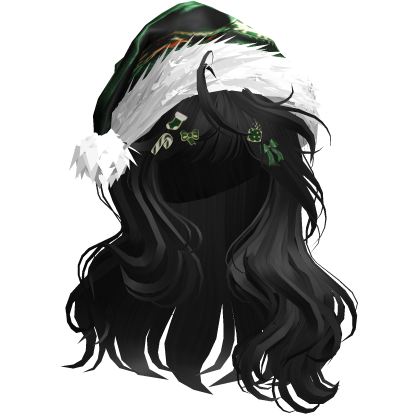 Lush Christmas Waves w/Santa Hat (Black)