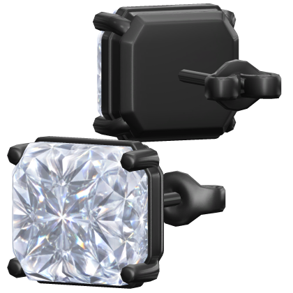 Black Diamond Stud Earrings